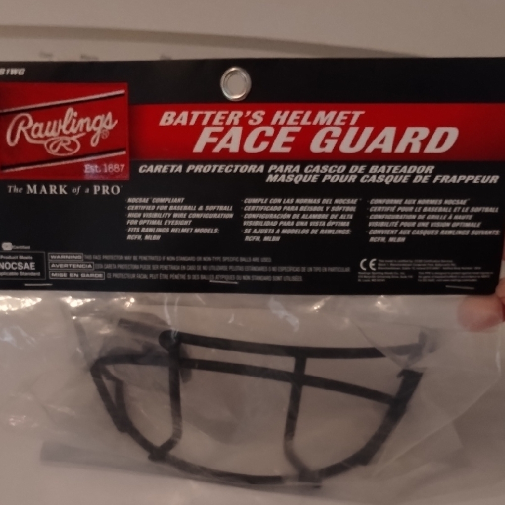 Rawlings Batter's Helmet Face Guard